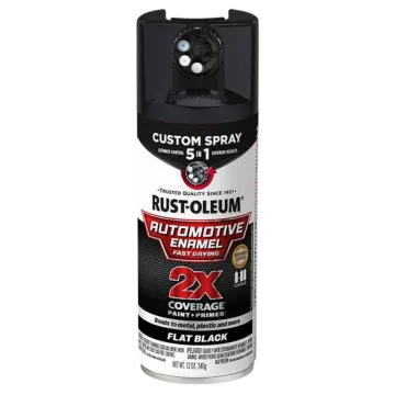Rustoleum Auto Enamel Flat Black 5in1