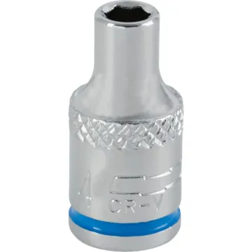 Channellock 1/4 In. Drive 4 mm 6-Point Shallow Metric Socket
