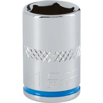 Channellock 1/4 In. Drive 11 mm 6-Point Shallow Metric Socket