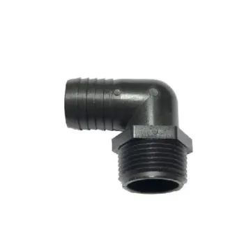 Poly MPT x Hose Barb Elbow