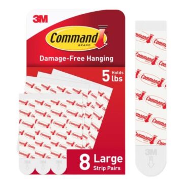 Command Large Foam Refill Strips (8pk)
