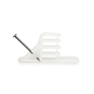 3M ™ Cable Stacker SI-1 with Nail, centers multiple cables on a 2 X 4 wood framing member, Bag of 25 cable organizers, 250/Case