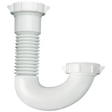 Plumb Pak Plastic J-Bend (White) 1-1/4 in. x 1-1/2 in.