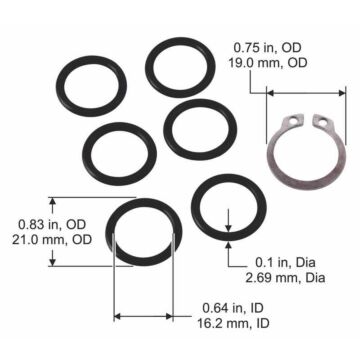 Liberty Garden 0.83 in 0.64 in O-Ring Kit