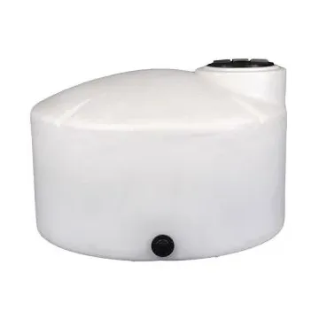 Norwesco 550 gal Polyethylene White Vertical Storage Tank