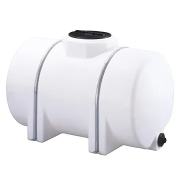 Norwesco 325 Gallon Polyethylene White Round Horizontal Leg Tank