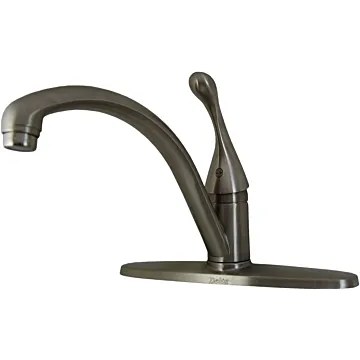Delta Faucet Delta Collins™: Single Handle Kitchen Faucet With Spray - Single Handle Lever - Stainless