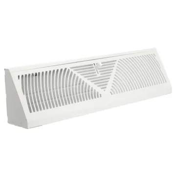 Imperial 18-in Baseboard Diffuser, Steel, White