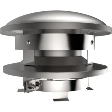 SELKIRK 8 In. Pipe Sure Temp Stainless Steel Round Chimney Cap