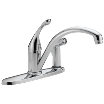 Delta Faucet Delta Collins™: Single Handle Kitchen Faucet With Integral Spray - Single Handle Lever - Chrome