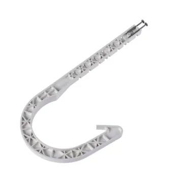 OATEY Oatey® 4 in. x 7-1/2 in. DWV J-Hook - White (4 In Polybag)