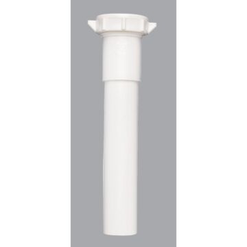 Keeney 1-1/2 In. x 12 In. White Plastic Extension Tube