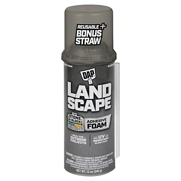 DAP Landscape Exterior Foam Filler-Adhesive (Black) 12 oz