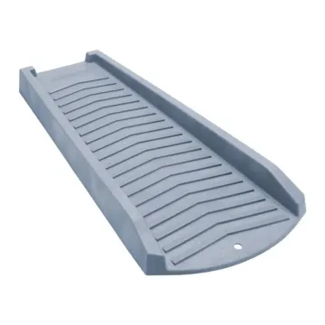 Amerimax 3014-12 Splash Block, 24 in L, 11-1/2 in W, Polypropylene, Slate Gray