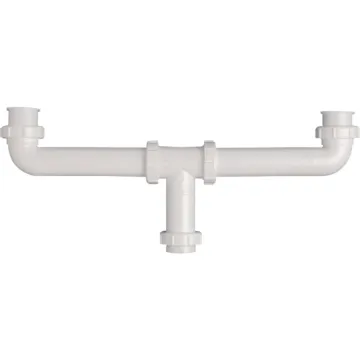 Do it Best Keeney 1-1/2 In. x 16 In. White Polypropylene Center Outlet Waste