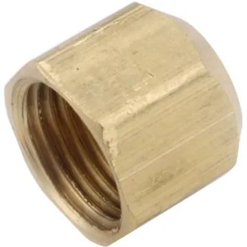 Anderson Metals 1/4 In. Brass Flare Cap