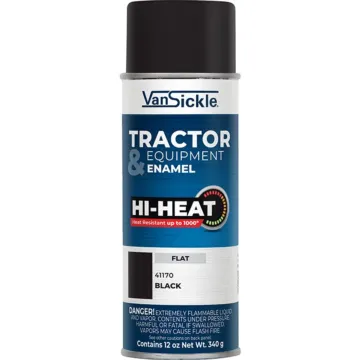 Van Sickle Hi-Heat Tractor & Equipment Enamel Spray (Flat - Black) 12 oz