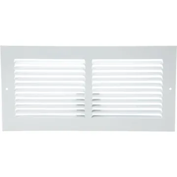 Imperial Stamped Steel Return Air Grille (White) 6 in. x 14 in.