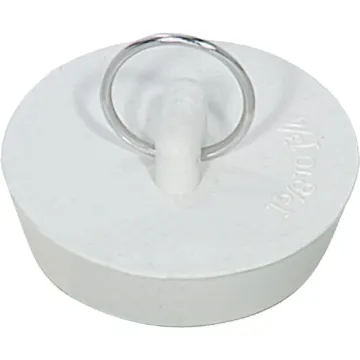 Do it Best Do it Duo-Fit 1-5/8 In. to 1-3/4 In. White Sink Rubber Drain Stopper