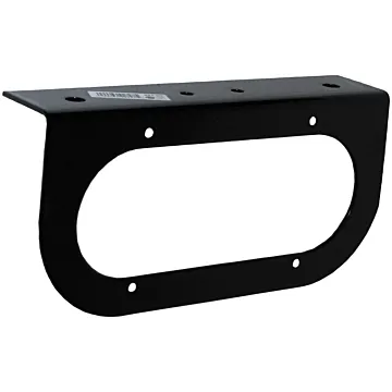 Peterson Right-Angle Oval Mounting Bracket (Black)