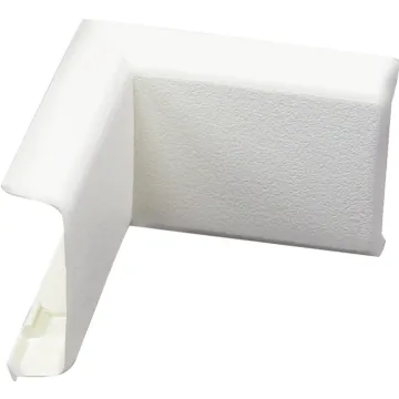 Wiremold NM7 Raceway Inside Elbow, Non-Metallic, Plastic, Ivory