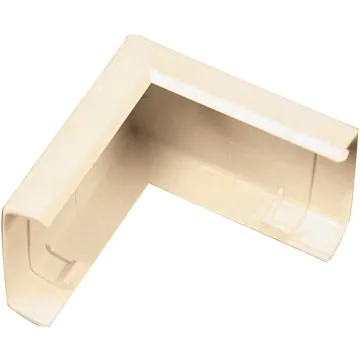 Wiremold NM8 Raceway Outside Elbow, Non-Metallic, Plastic, Ivory