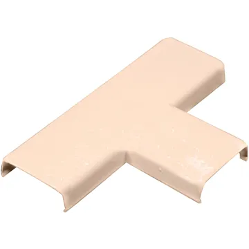 Wiremold NM11 Raceway T-Fitting, Plastic, Ivory