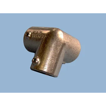 J C DENIER CO 1 in Aluminum Slip-On Elbow