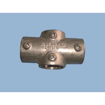 J C DENIER CO 1-1/2 in Aluminum Slip Cross