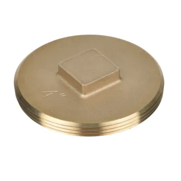 Oatey ® 4 in. 185 Brass Cleanout Plug