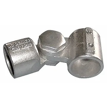 J C DENIER CO Aluminum Adjustable Tee - 1-1/4 in.