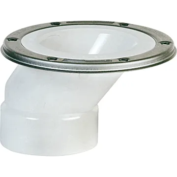 Sioux Chief Schedule 40 DWV Offset PVC Closet Flange - 4 in. x 3 in.
