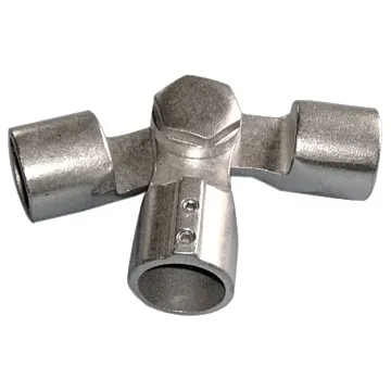 J C DENIER CO Aluminum Stair Landing Tee - 1-1/4 in.
