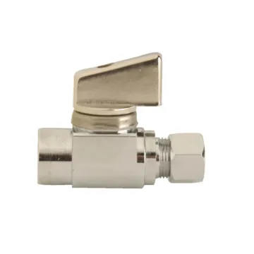 Danco 3/8 in. Comp Outlet x 3/8 in. FIP Inlet Straight Stop