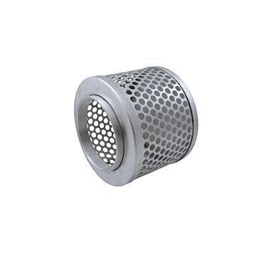 Jason Megadyne 4 in NPSM Connection Type Steel Round Hole Suction Strainer
