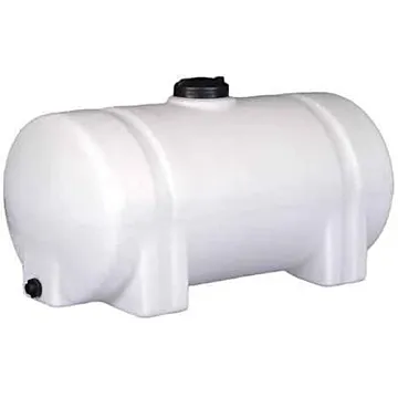 Norwesco 65 Gallon Polyethylene White Horizontal Leg Tank