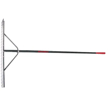Razor-Back 63133 Asphalt Lute Rake, 82-1/4 in OAL, Aluminum Handle, Straight Handle