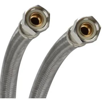 Fluidmaster B6F12 Water Supply Connector, 3/8 in, Compression, Polymer/Stainless Steel