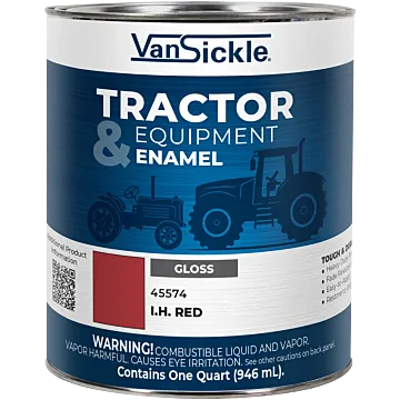 Van Sickle Tractor & Equipment Enamel Gloss I.H. Red Quart