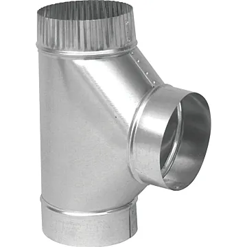 Imperial GV0895 Tee, 7 in, 26 Gauge, Galvanized Steel