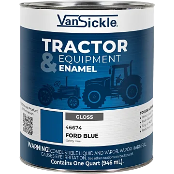 Van Sickle Tractor & Equipment Enamel Gloss Ford Blue Quart