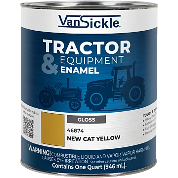 Van Sickle Tractor & Equipment Enamel Gloss New Cat Yellow Quart