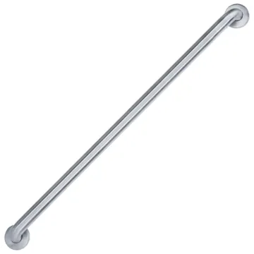 Boston Harbor SG01-01&0142 Safety Grab Bar, 42 in L Bar, Stainless Steel, Wall Mounted Mounting