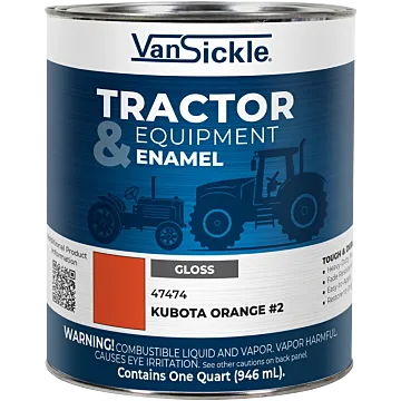 Van Sickle Tractor & Equipment Enamel Gloss Kubota Orange #2 Quart