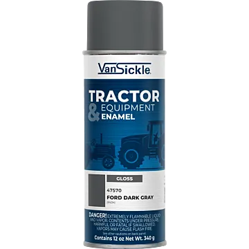 Van Sickle Tractor & Equipment Enamel Spray (Gloss - Ford Dark Gray) 12 oz