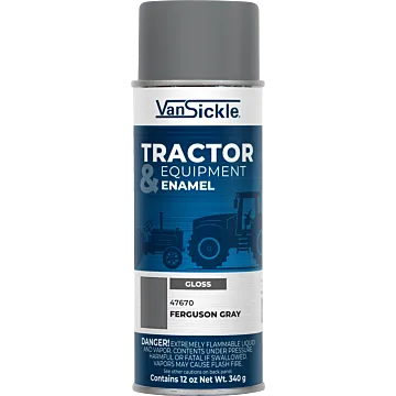 Van Sickle Tractor & Equipment Enamel Spray (Gloss - Ferguson Gray) 12 oz