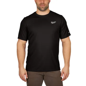 WORKSKIN™ Lightweight Short Sleeve Performance Shirt (Black)