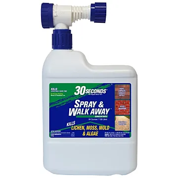 30 Seconds 64SAWA Spray and Walk Away Concrete, 64 oz, Liquid, Characteristic, Pale Yellow