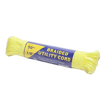 T.W. Evans Cordage Polypropylene Utility Cord (Assorted Colors) 1/8 in. x 50 ft
