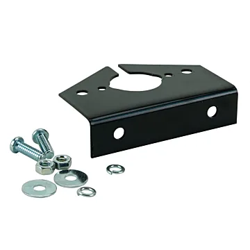 Hopkins Towing Solutions 48605 4, 5 & 6 Pole Round Vehicle Side Connectors Mounting Bracket